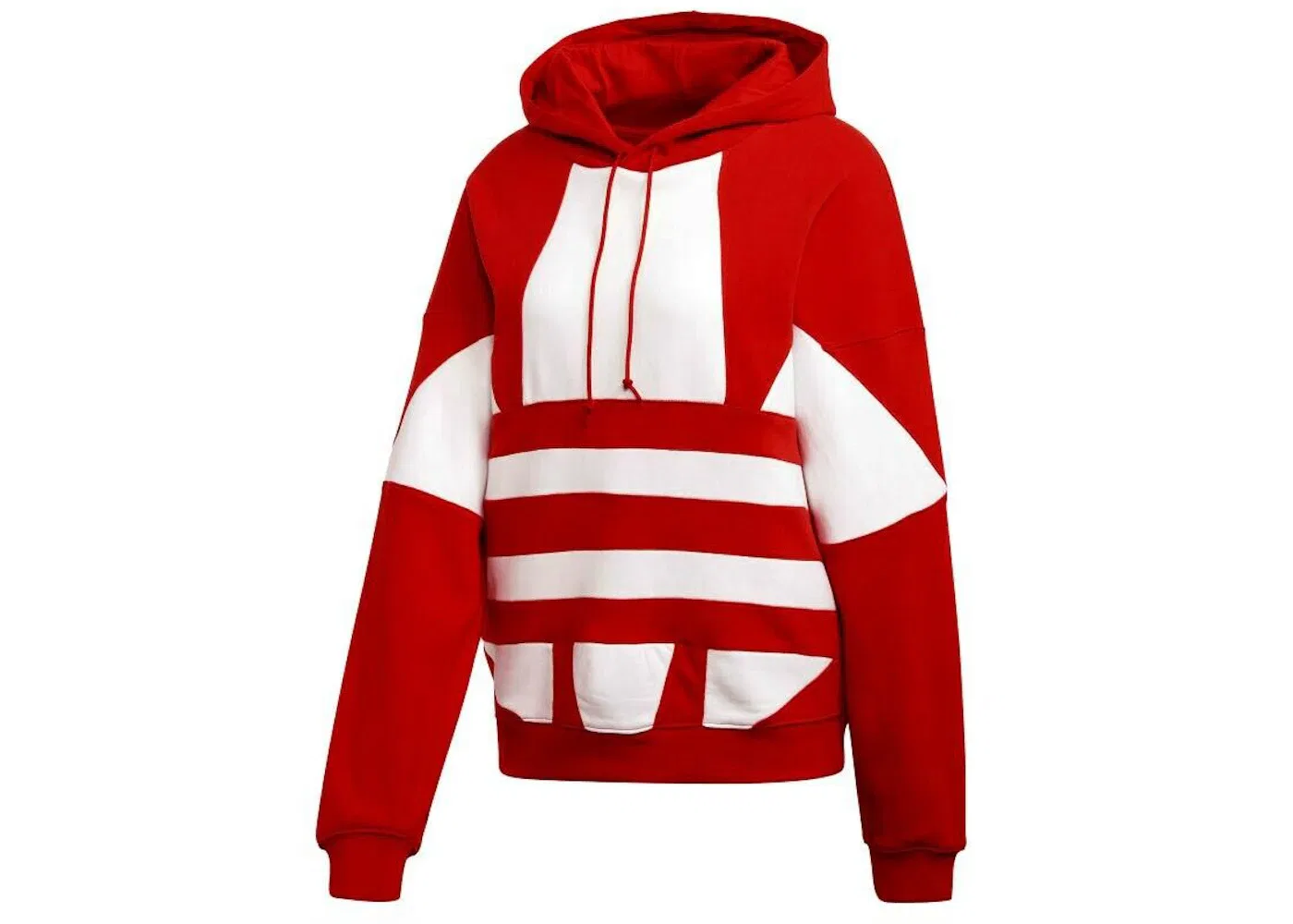 Женская худи с длинным рукавом Adidas, Red/White