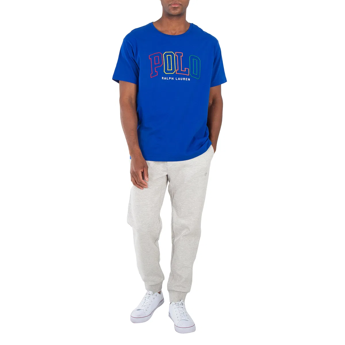 Футболка хлопковая Logo Cotton Jersey Polo Ralph Lauren, Blue — фото 4