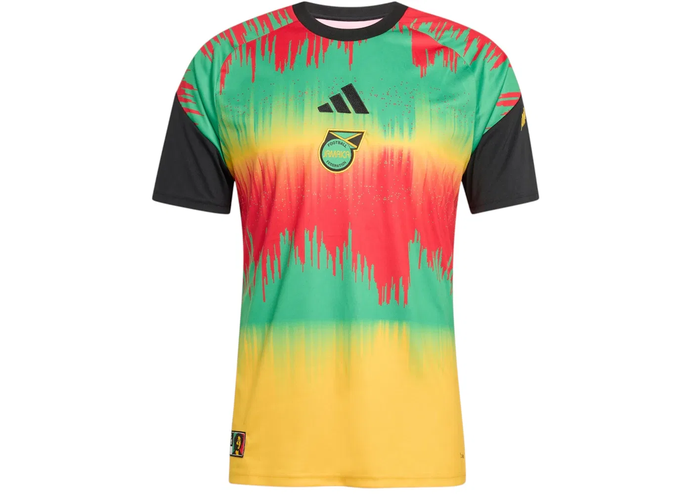 Мужская футболка с длинным рукавом Jersey Adidas, Bold Gold/Vivid Green/Pure Ruby