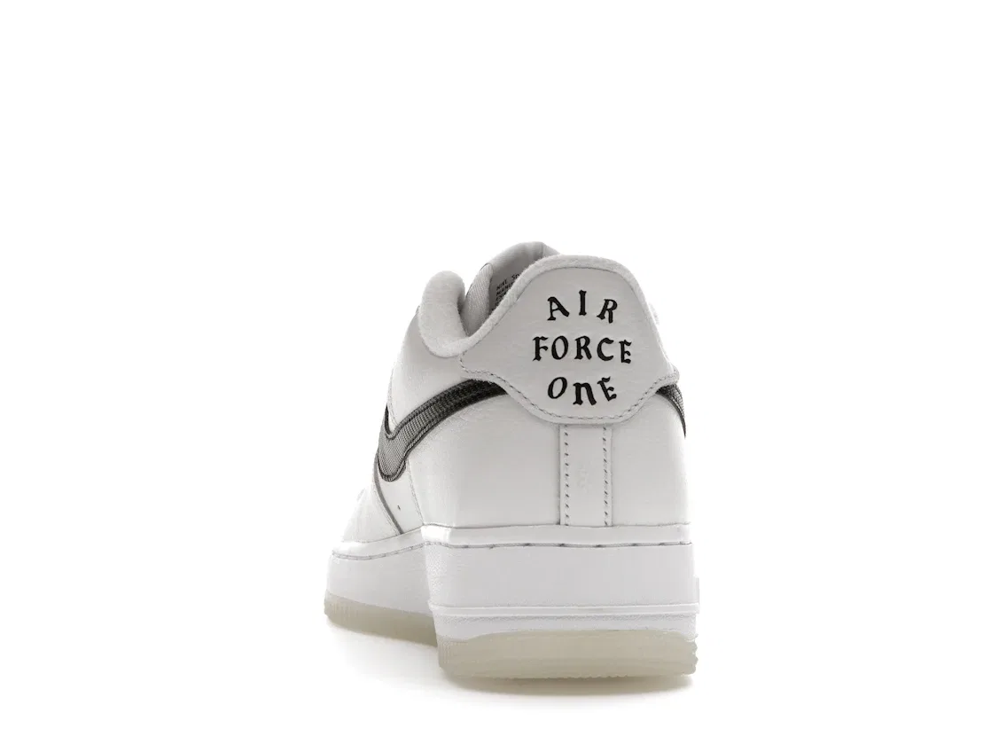 Детские кроссовки Lifestyle модели Nike Air Force 1 Low '07 Nike, White/Black-Metallic Gold — фото 4