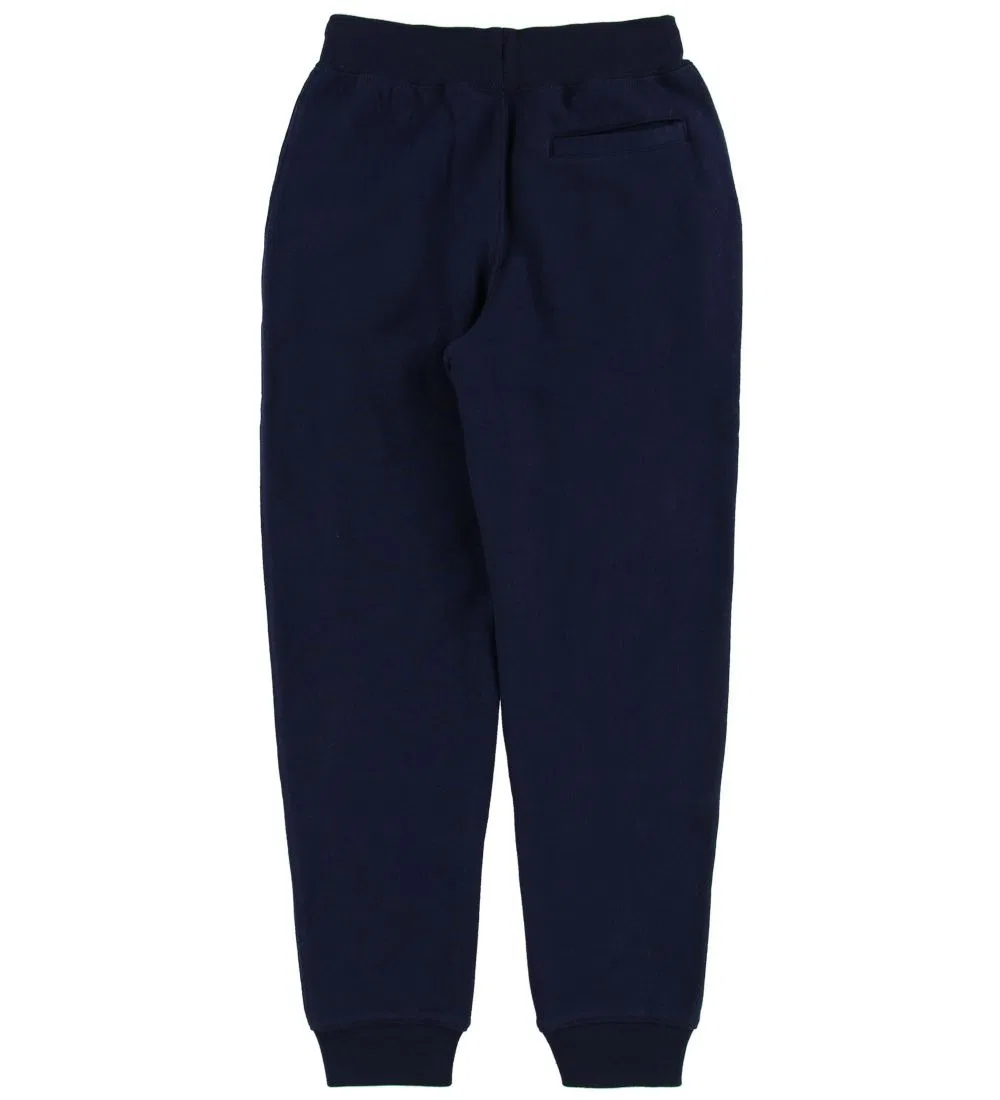 Детские спортивные брюки из флиса Kids Logo Fleece Jogger Pants Polo Ralph Lauren, Cruise Navy — фото 2