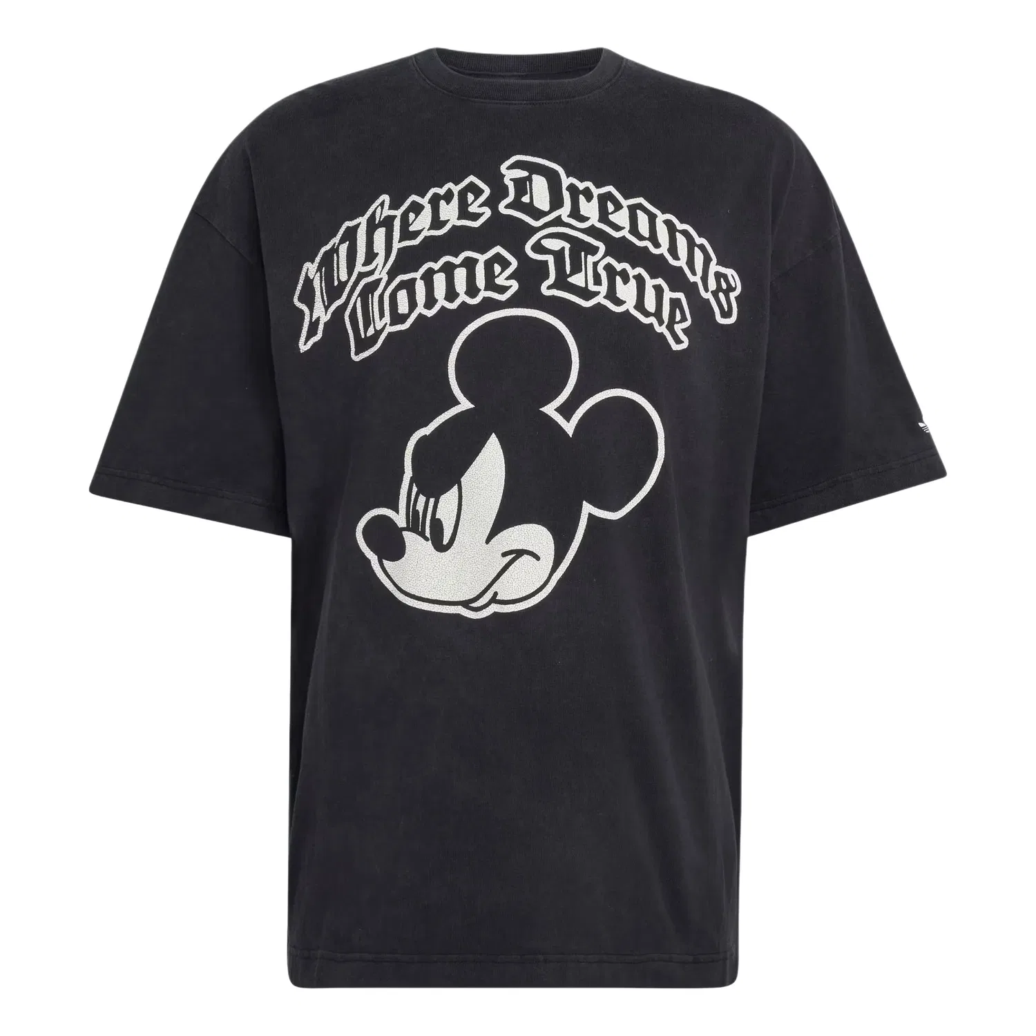 Мужская футболка Disney Mickey Mouse Dream T-Shirt Asia Sizing 'Black' adidas, черный