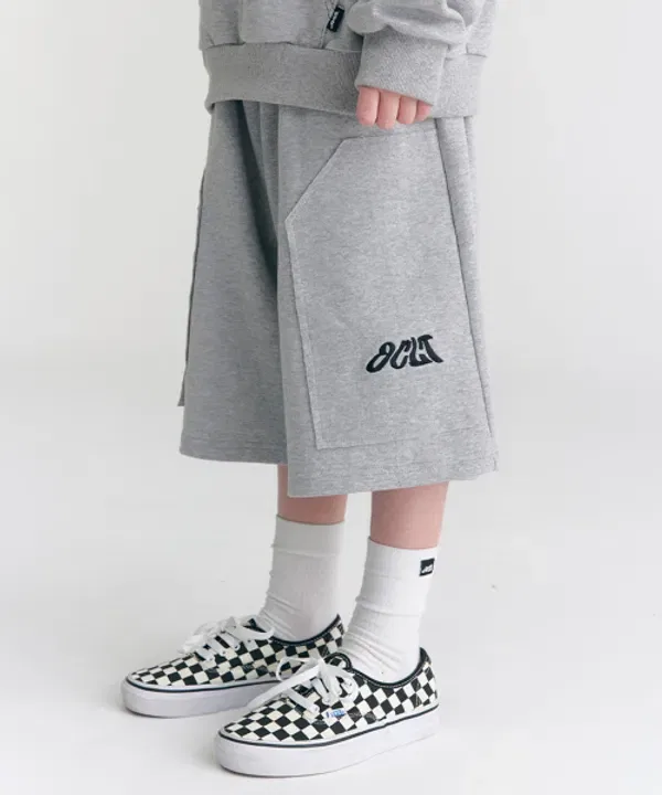Шорты бермуды из плотного хлопка, Ocelot Junior, серый