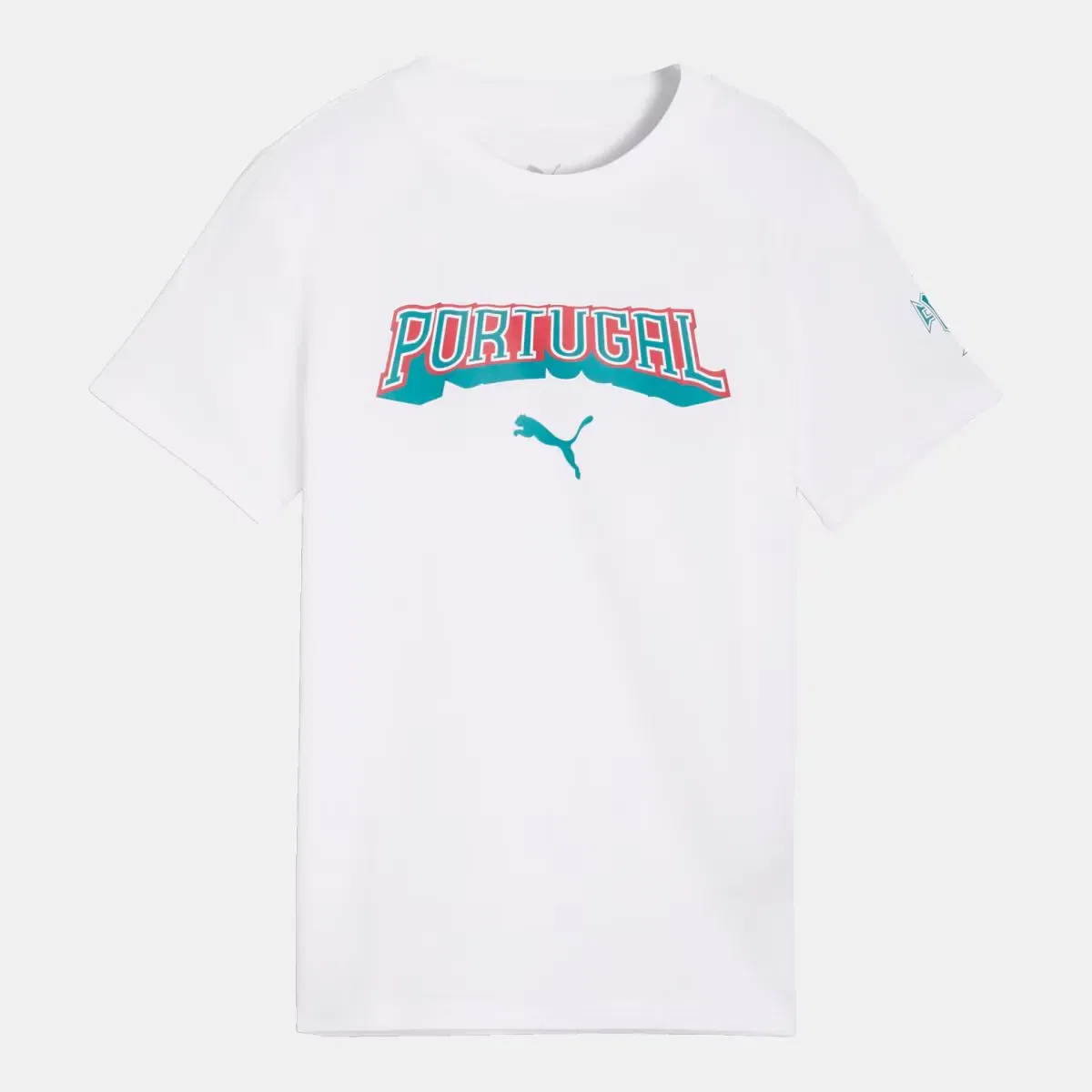 Детская футболка для мальчиков с принтом FtblCulture Jr Puma, Blanco
