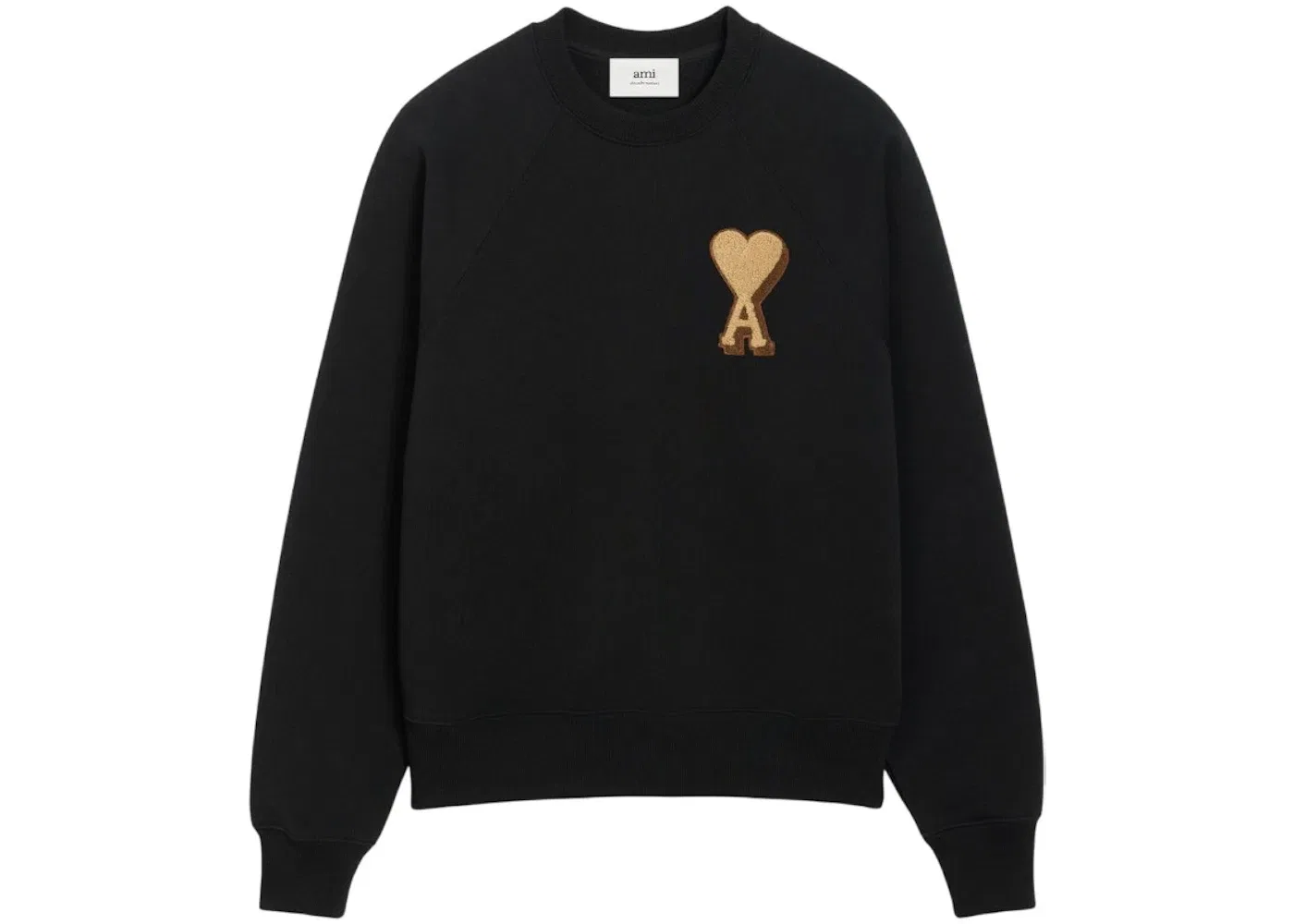 Мужской худи с принтом Ami de Coeur Ami Paris, Black