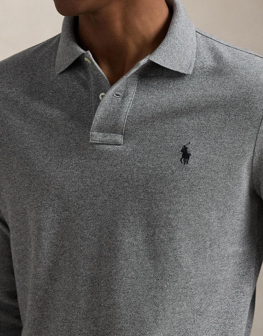 Футболка Polo Ralph Lauren в серо-пятнистом цвете — фото 3
