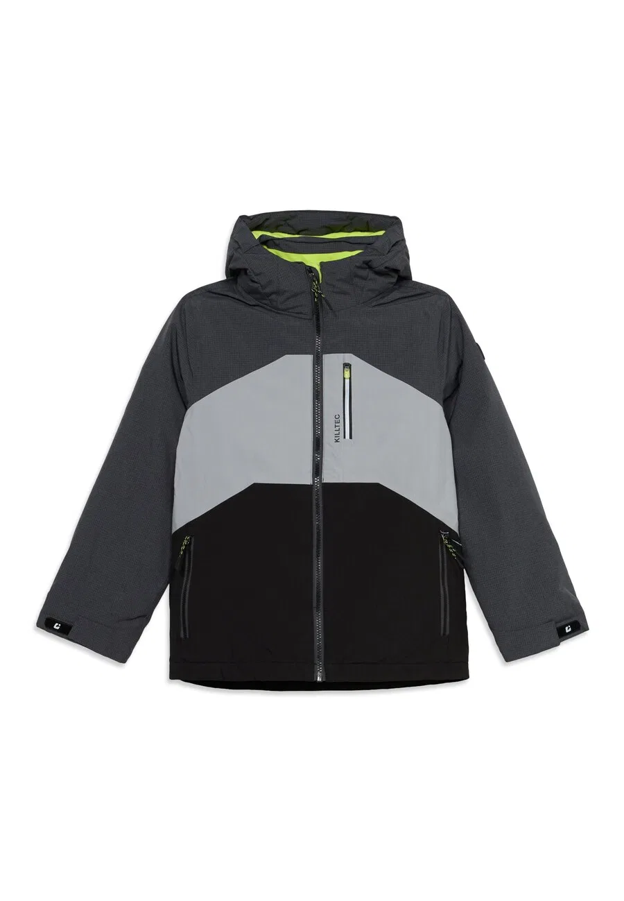 Куртка KILLTEC Outdoor 'KOW 172' серого и антрацитового цвета