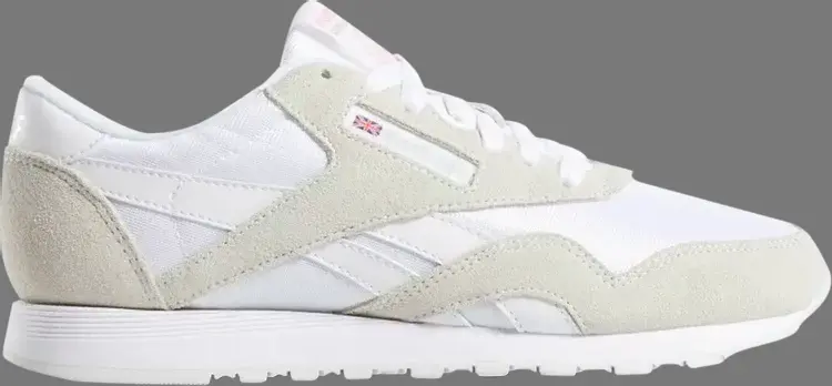 

Кроссовки classic nylon 'light grey' Reebok, белый