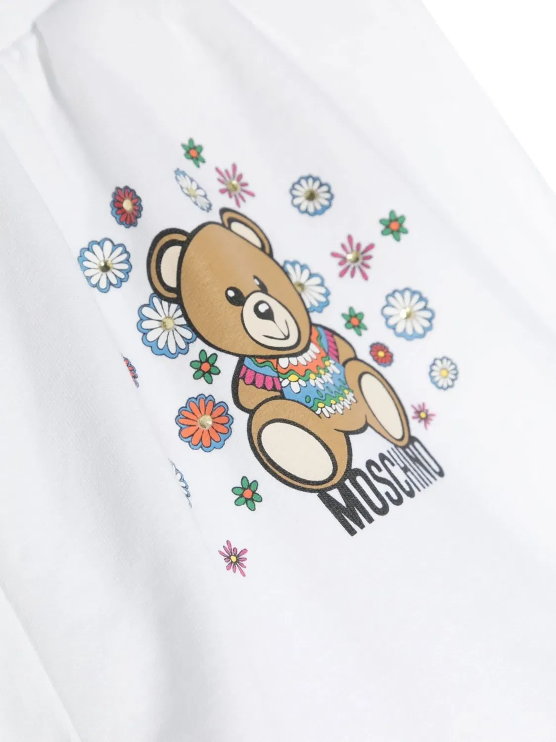 Шорты Teddy Bear с рюшей Boutique Moschino, белый — фото 3
