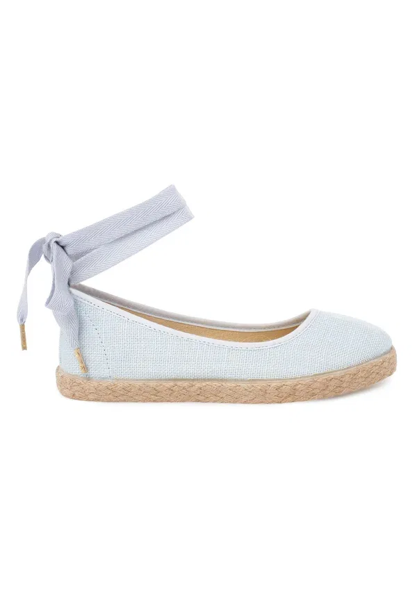 Балетки с ремешком на щиколотке Textile Pisamonas, Azul cielo, небесно-голубой