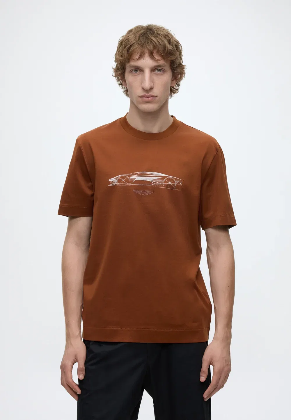 Футболка с принтом Taut Boss, Medium Brown