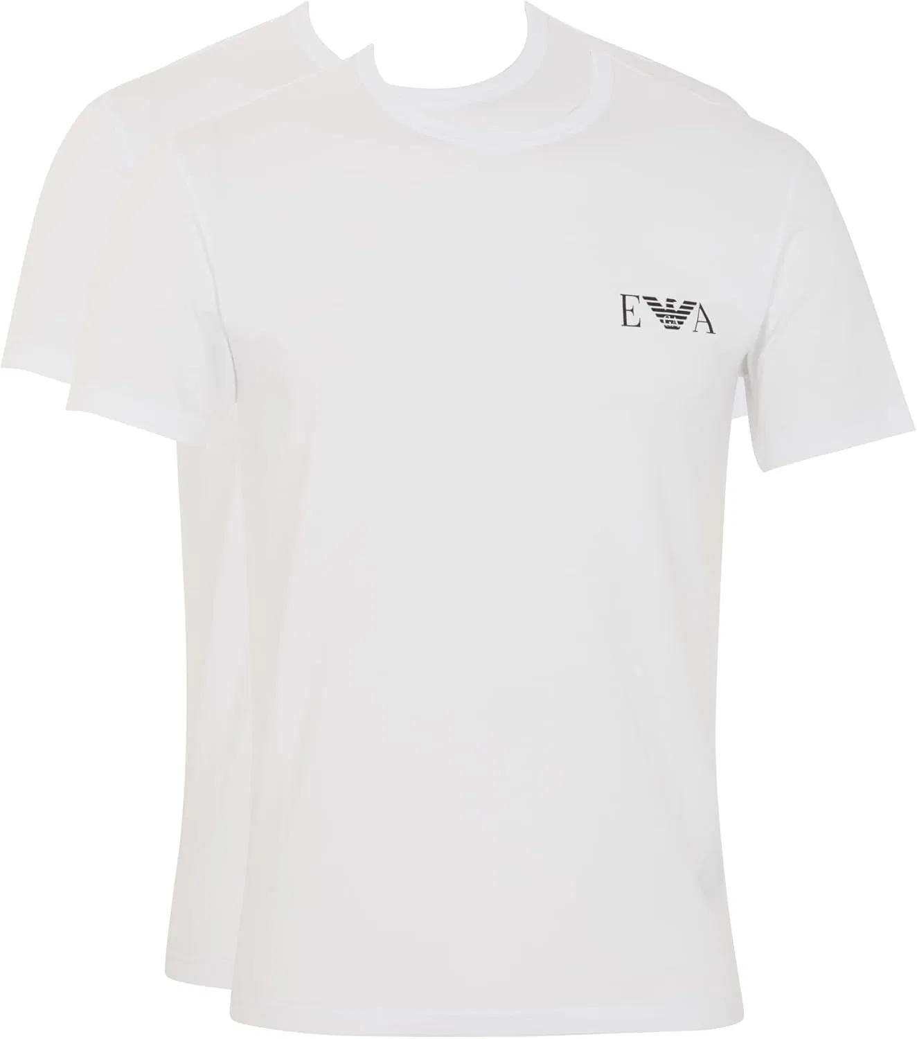 Мужская футболка с логотипом Emporio Armani, White/White