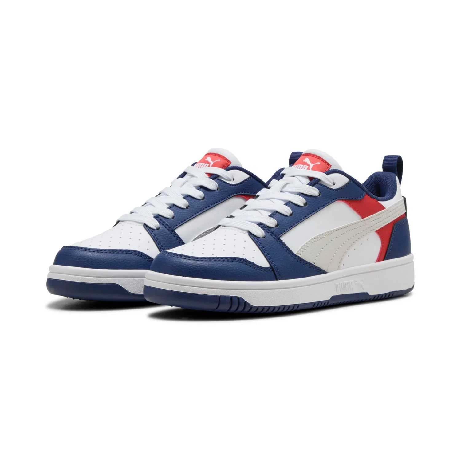 Детские ретро-кроссовки с дышащей подошвой PUMA, Blue Jewel/Feather Gray/White