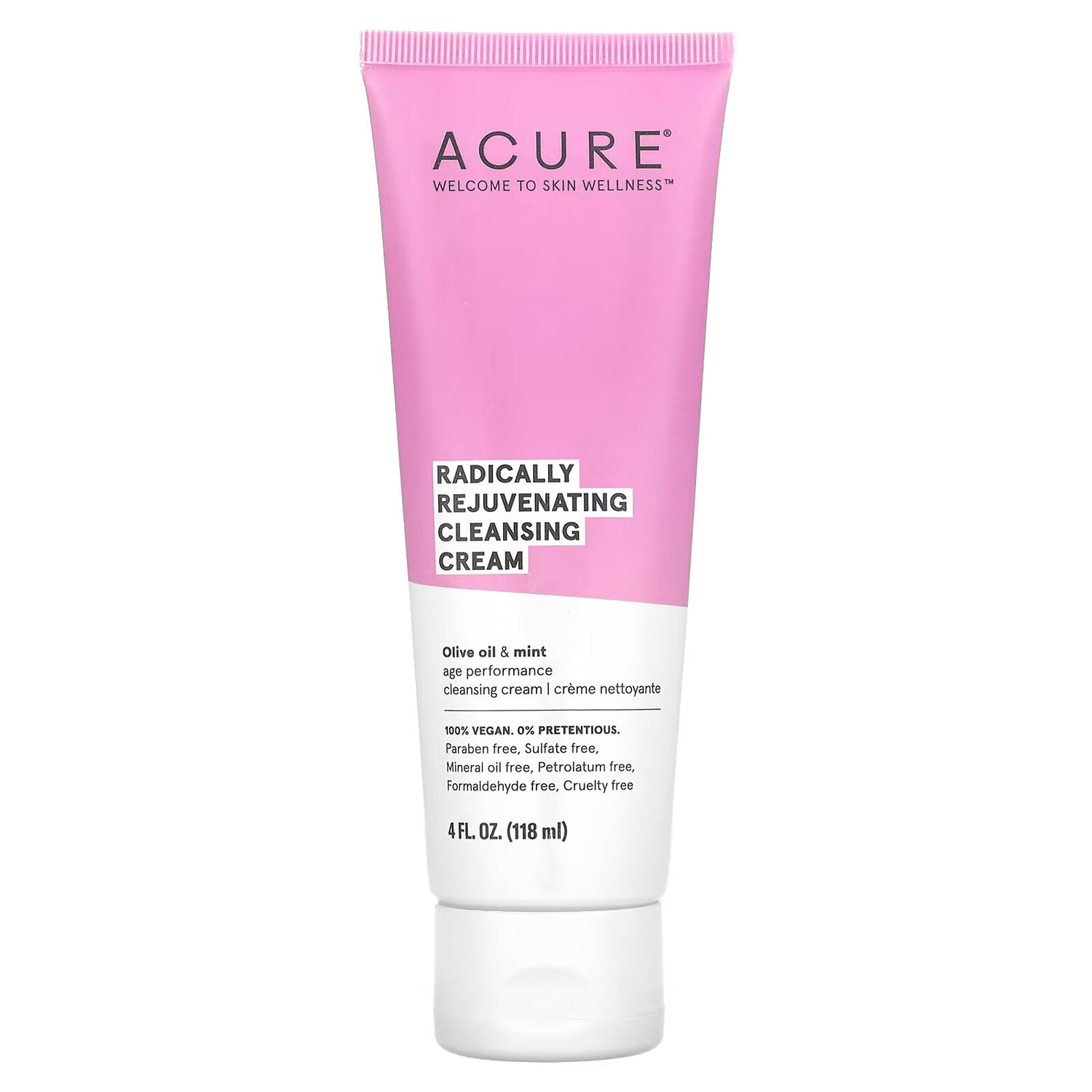 

ACURE, Radically Rejuvenating, очищающий крем, 118 мл (4 жидк. унции)