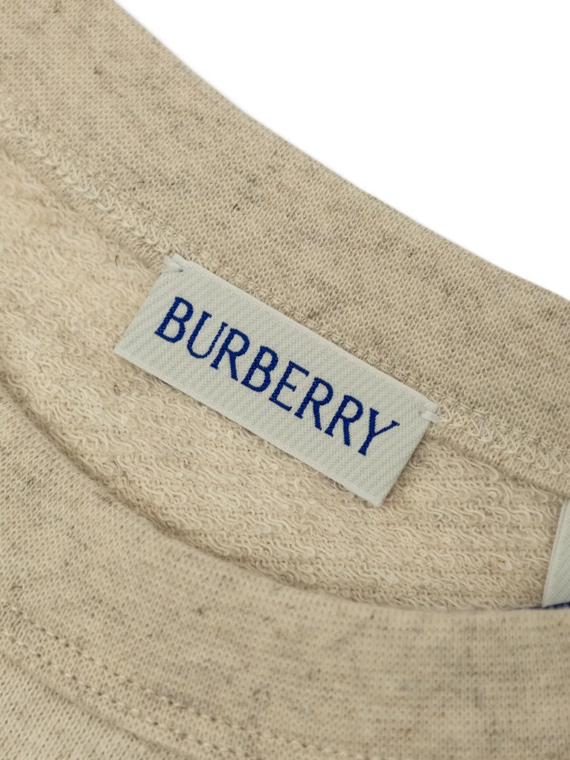 Burberry Свитшот с логотипом в песочном бежевом цвете — фото 4