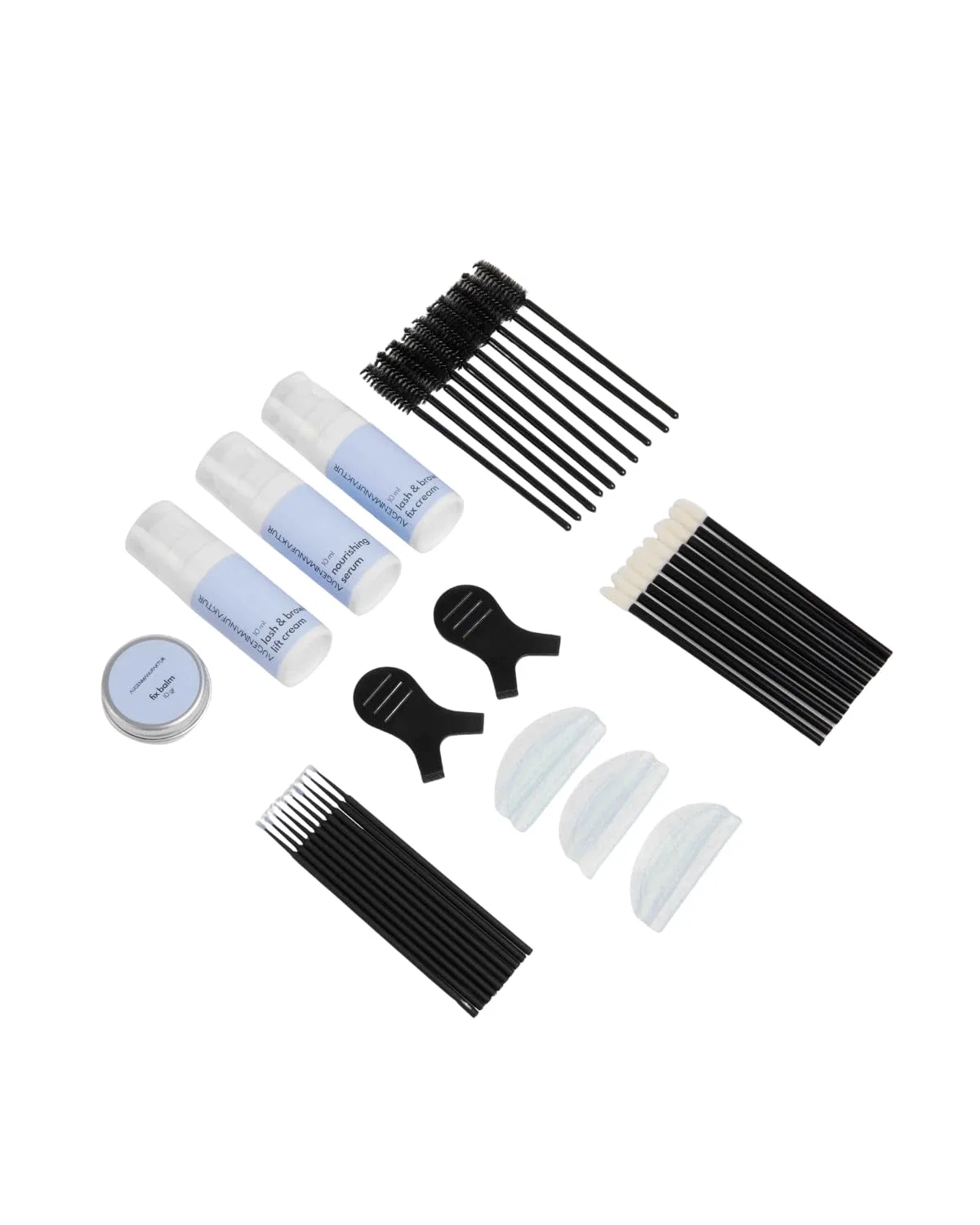 Набор для ламинирования ресниц и бровей Augenmanufaktur, кремовый