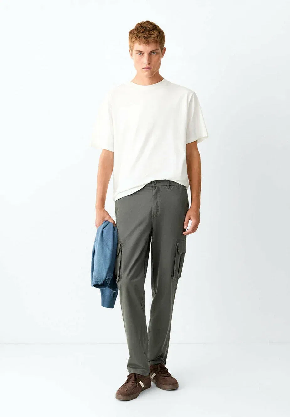 Подростковые брюки-карго Mango Kids, Green