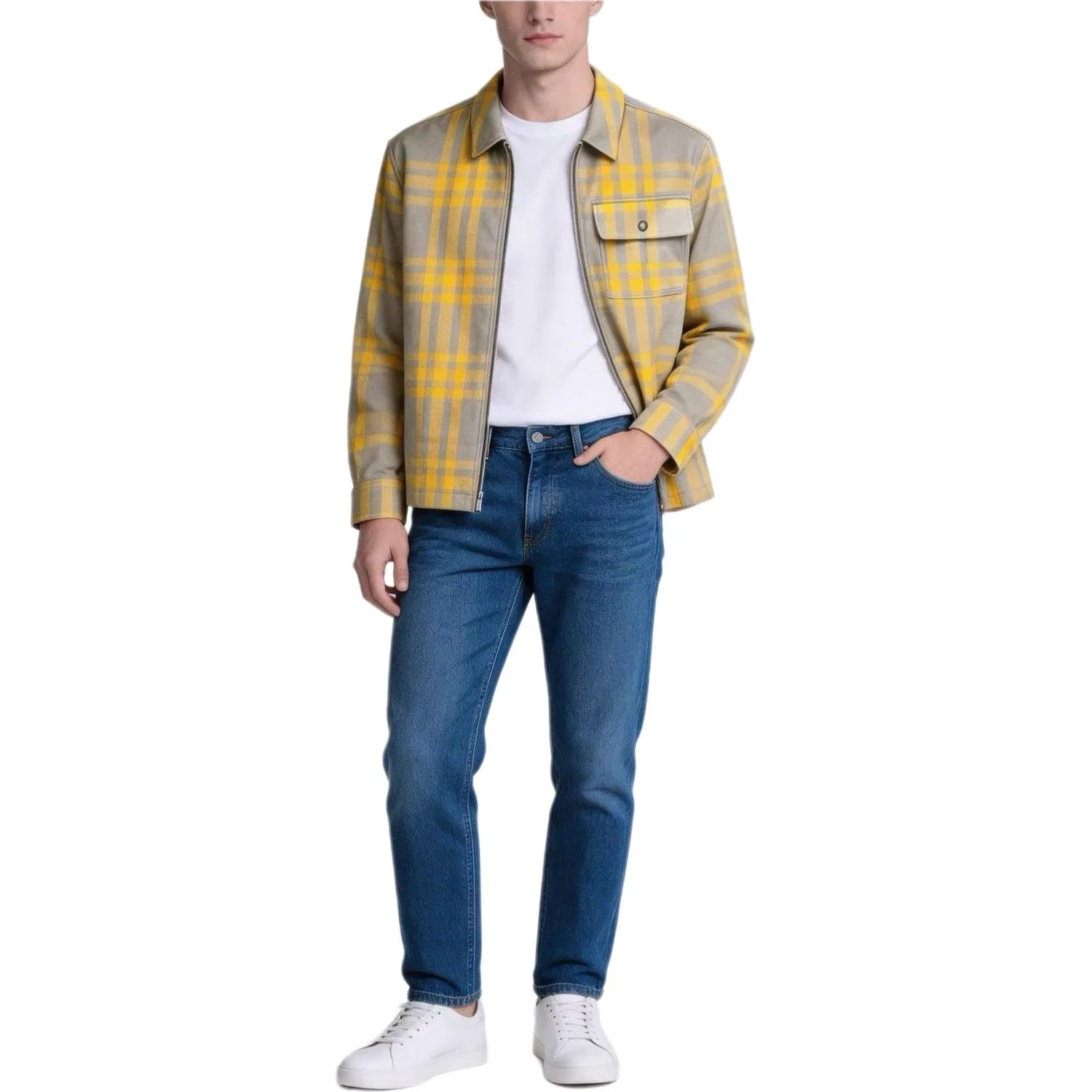Мужская куртка с лацканами, тонкое, Burberry, Brown