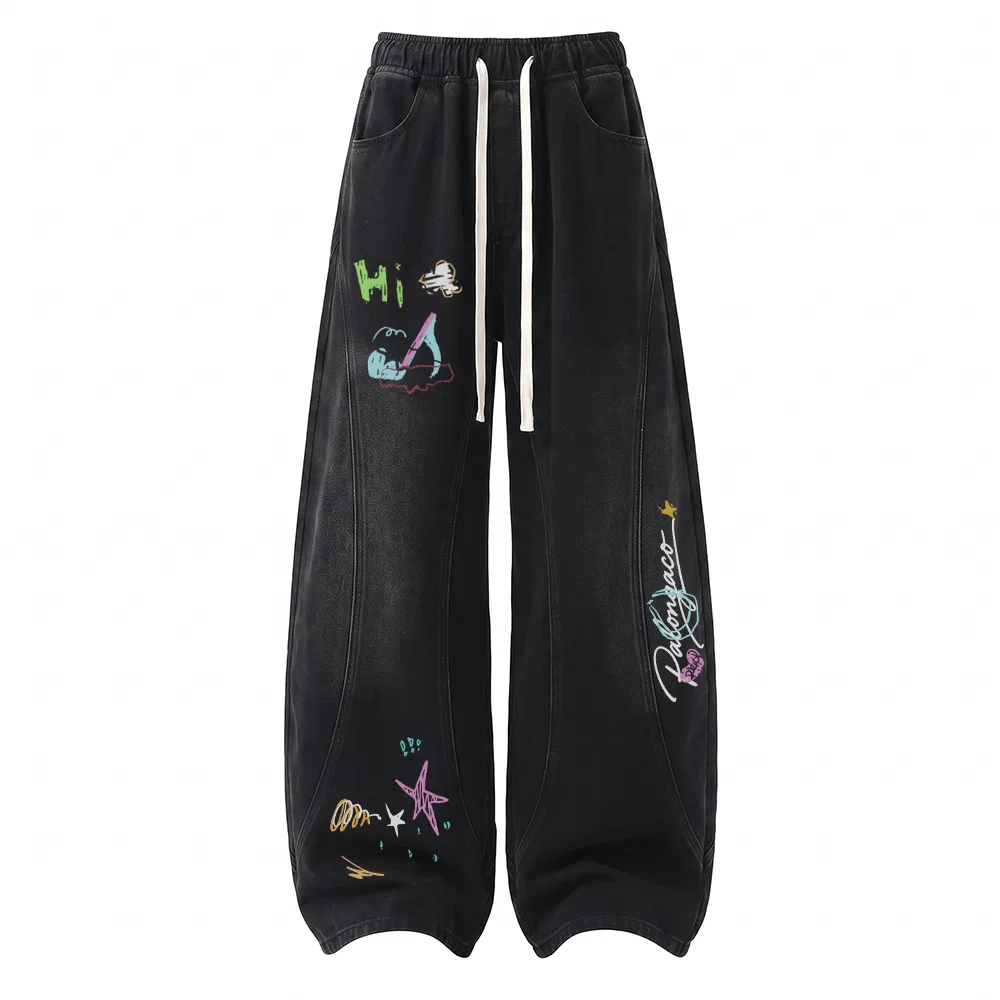 Детские джинсы с умеренным клешем PAL ONGACO, Black