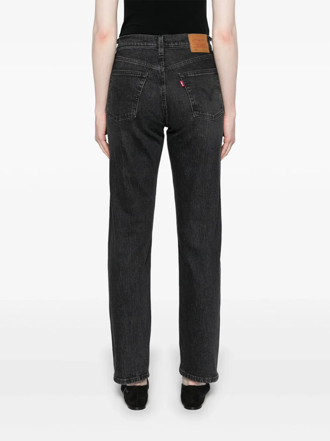 Джинсы прямого кроя 501 средней посадки Levi's, серый — фото 3