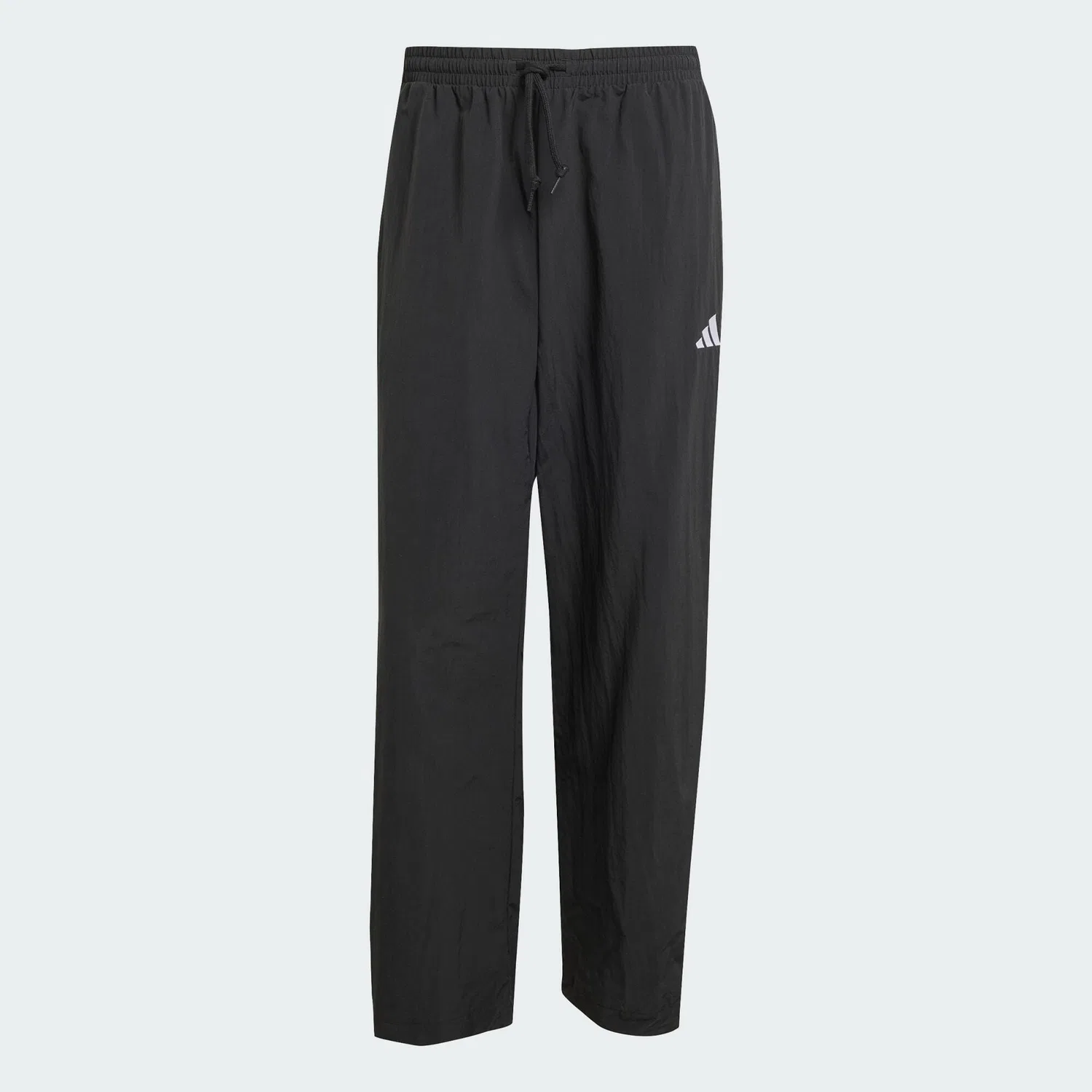 Женские свободные брюки Essential Small Logo Woven Open Hem Adidas, Schwarzw — фото 2