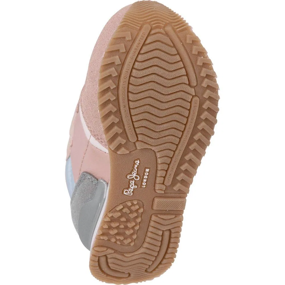 Детские кроссовки для девочек с комбинированным верхом London Colors Gk Pepe Jeans, Rosa — фото 2