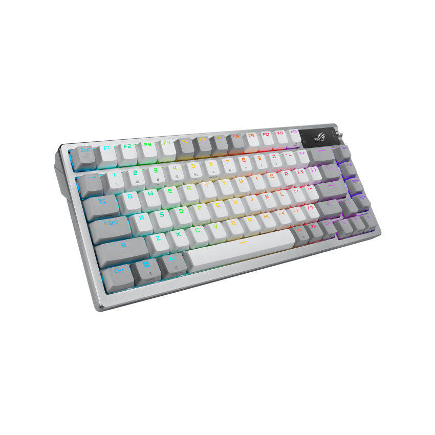 Клавиатура игровая механическая беспроводная Asus ROG Azoth, NX Snow White, PBT, английская раскладка, белый — фото 3