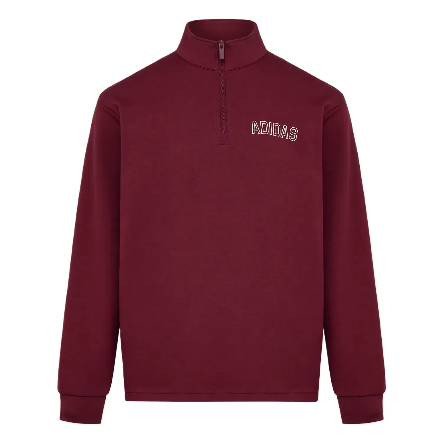 Мужской свитшот с воротником-стойкой Dark Red Adidas, Dark Red