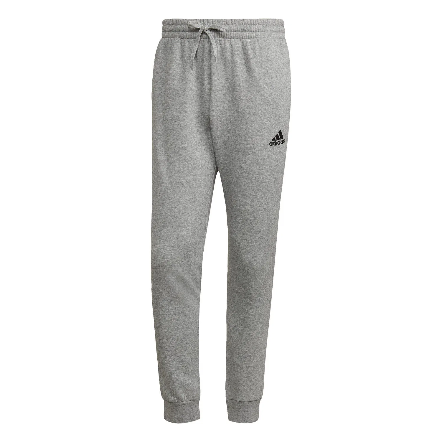 Мужские спортивные штаны из флиса Essentials Fleece Regular Tapered Hose Adidas, Grau Schwarz — фото 2