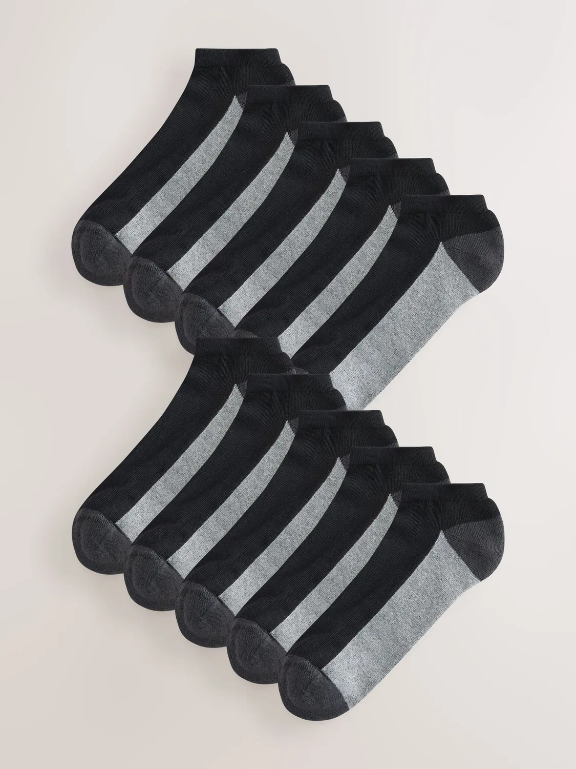 Носки повседневные с амортизацией, Black/Grey Next