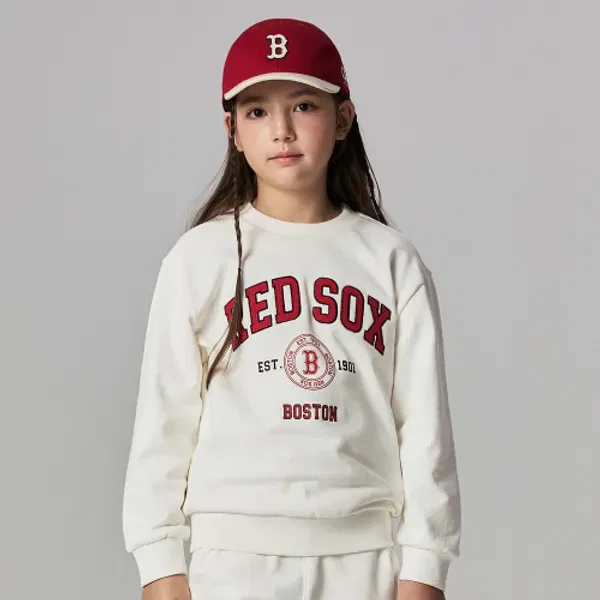Свитшот varsity bos, Mlb Kids, ivory — фото 4