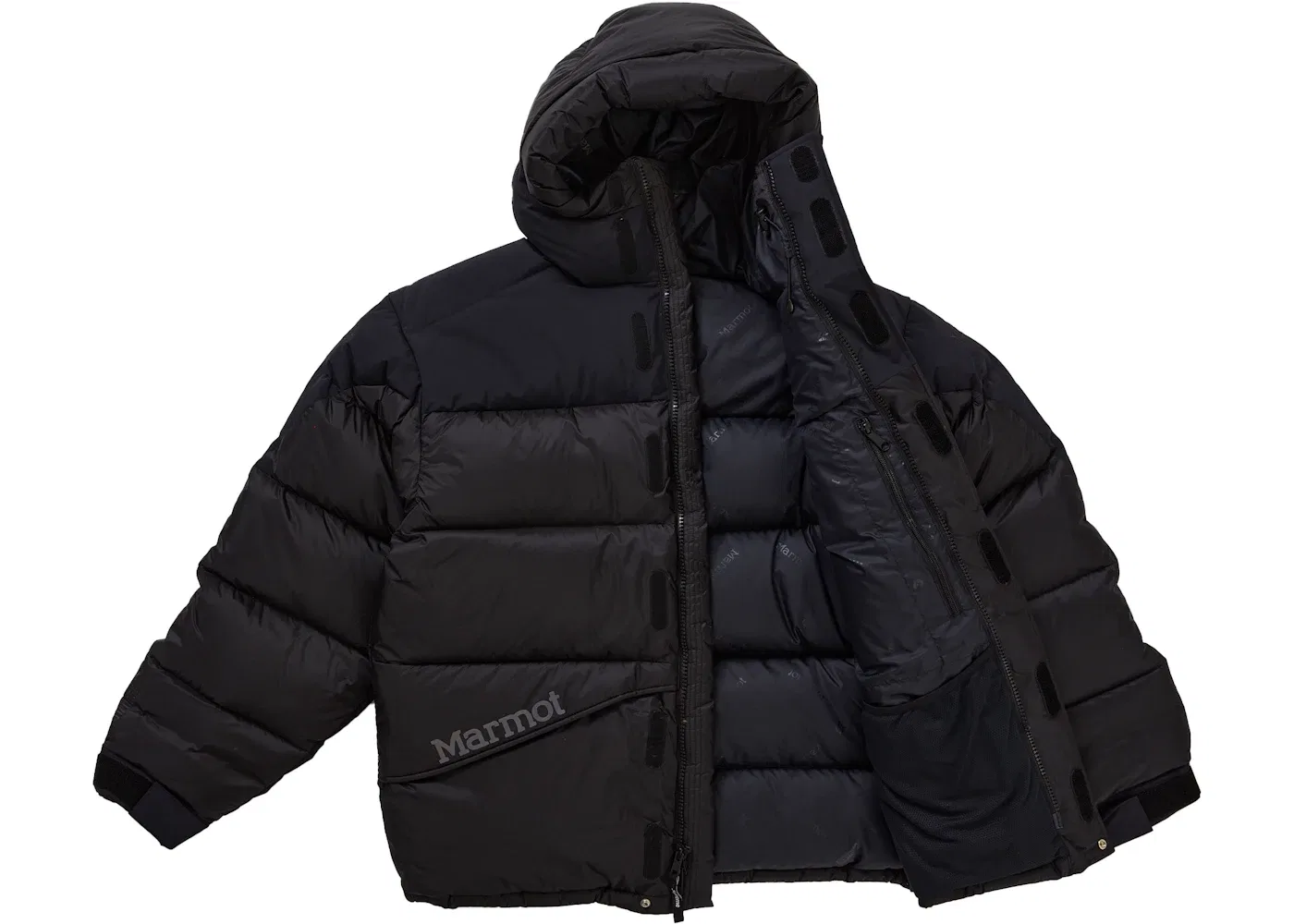 Мужская куртка-пуховик с наполнителем 800 Fill Down Parka Black Supreme, Black — фото 3