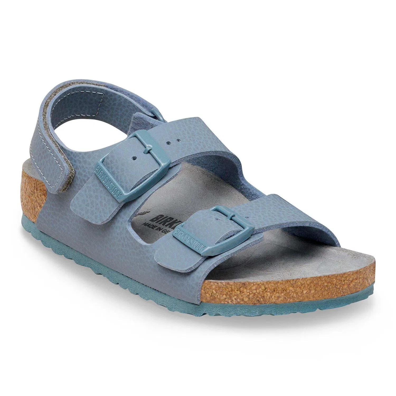 Детские сандалии с двумя ремешками Milano Birkenstock, Grau — фото 2