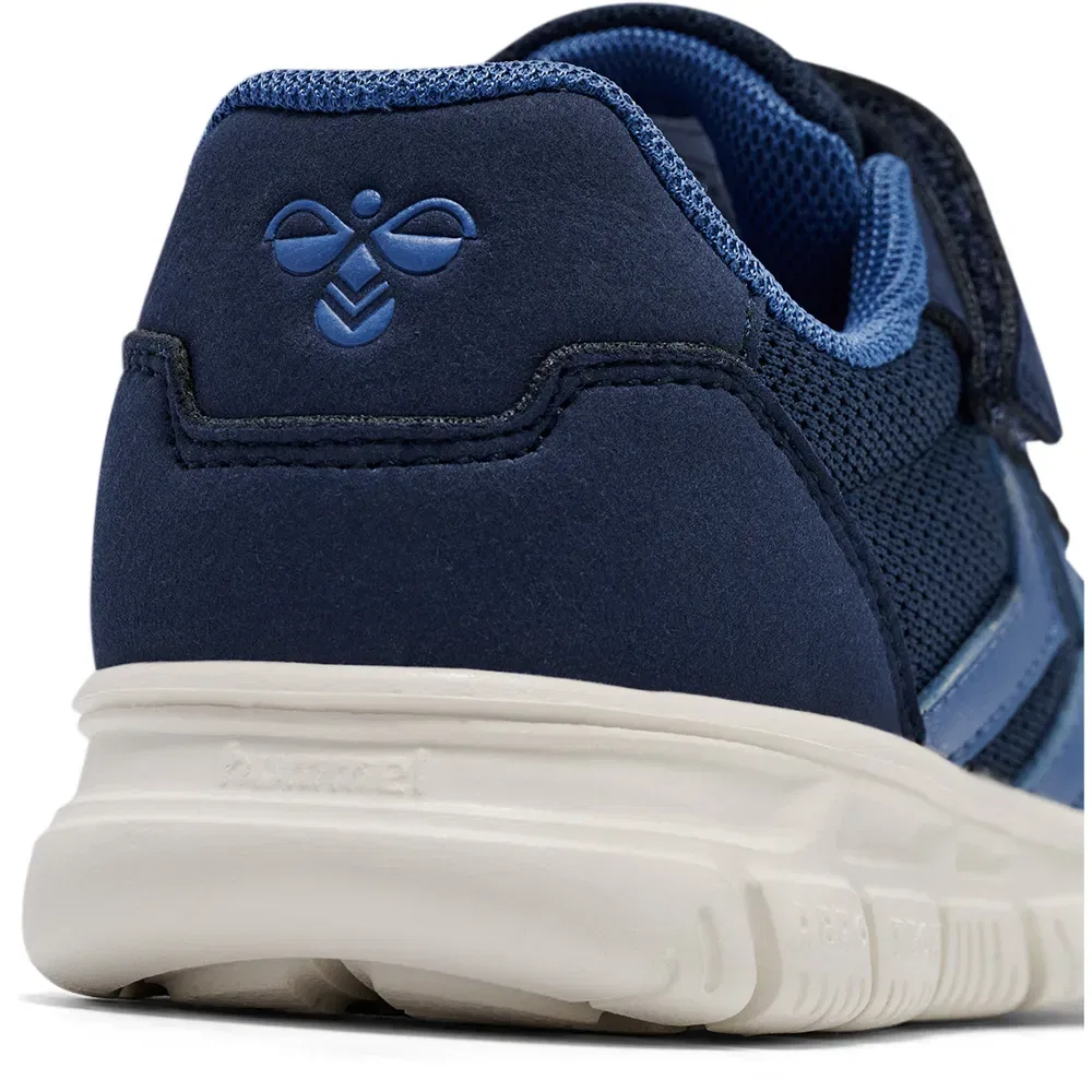 Детские кроссовки для девочек с липучкой Crosslite 2.0 JR Hummel, Blue — фото 3