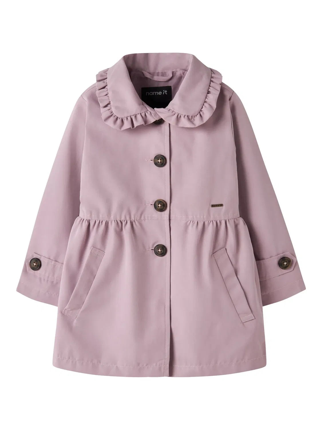 Плащ-тренч с поясом Keepsake Lilac Name It, сиреневый