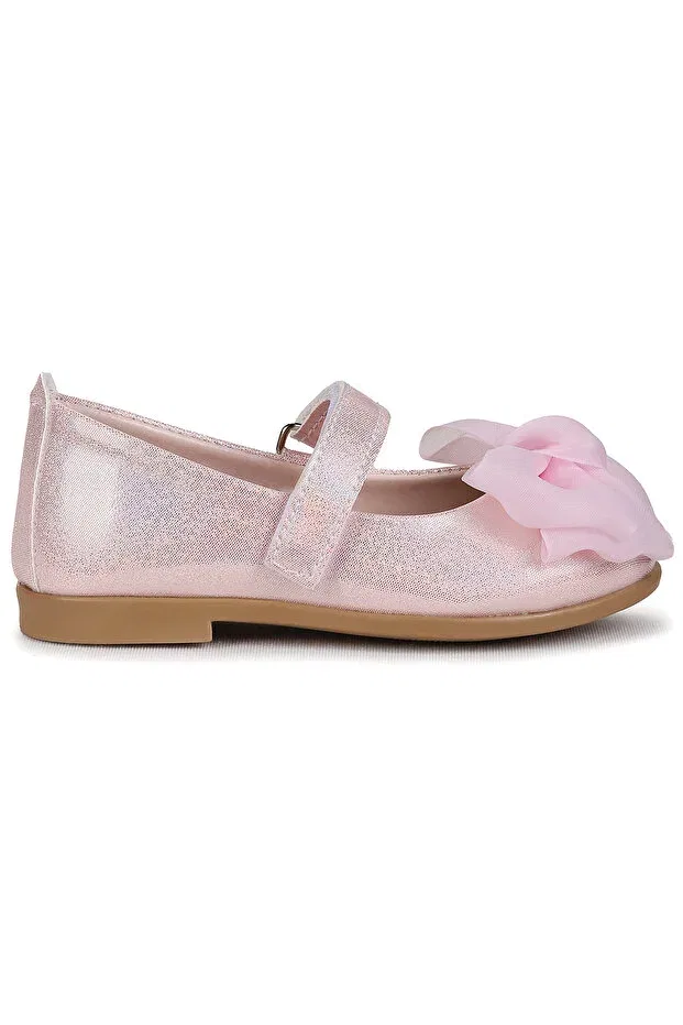 Детские балетки для девочек с принтом Kiko Kids, Pink — фото 4