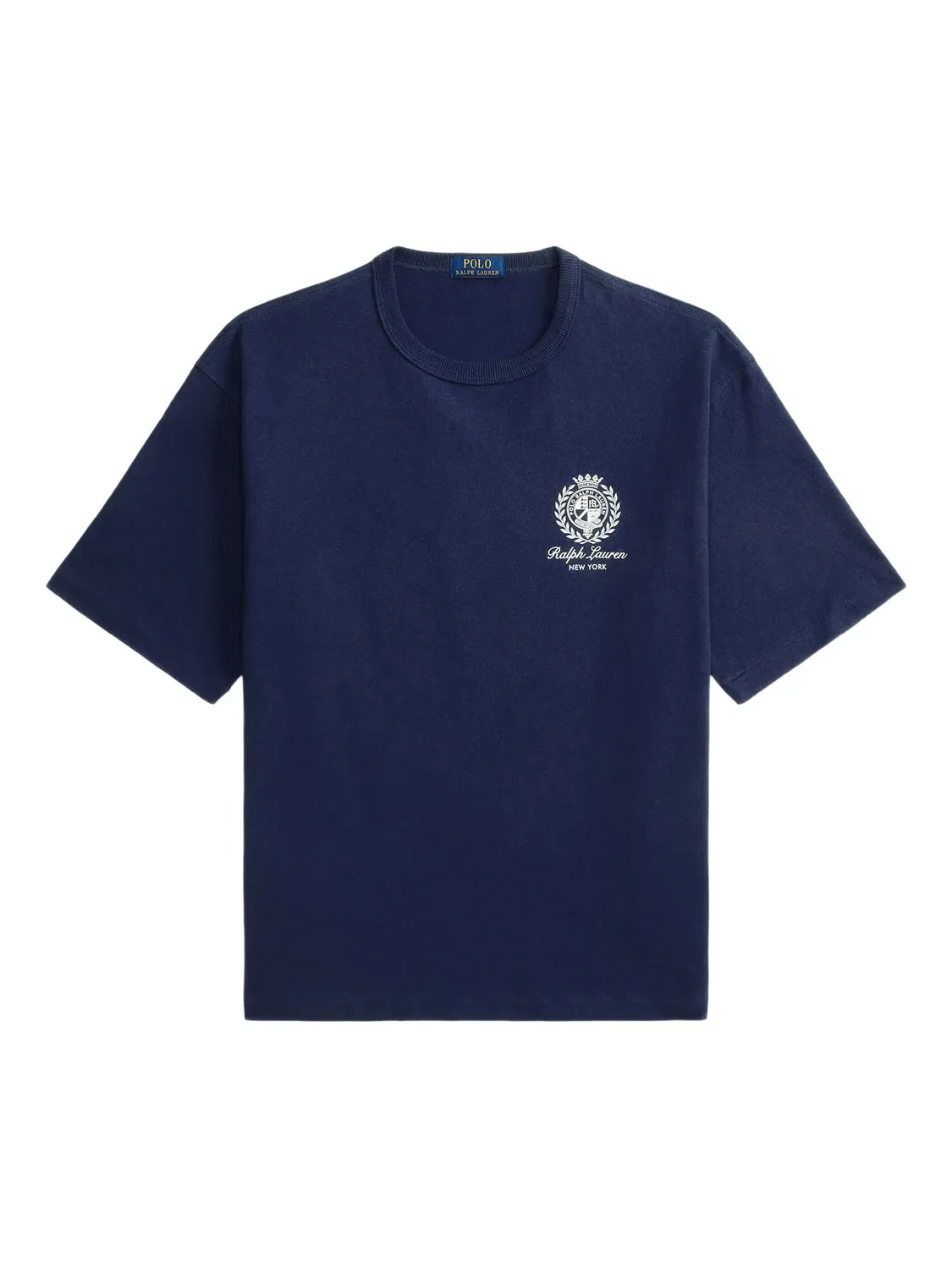Футболка из джерси с графикой Polo Ralph Lauren, темно-синий
