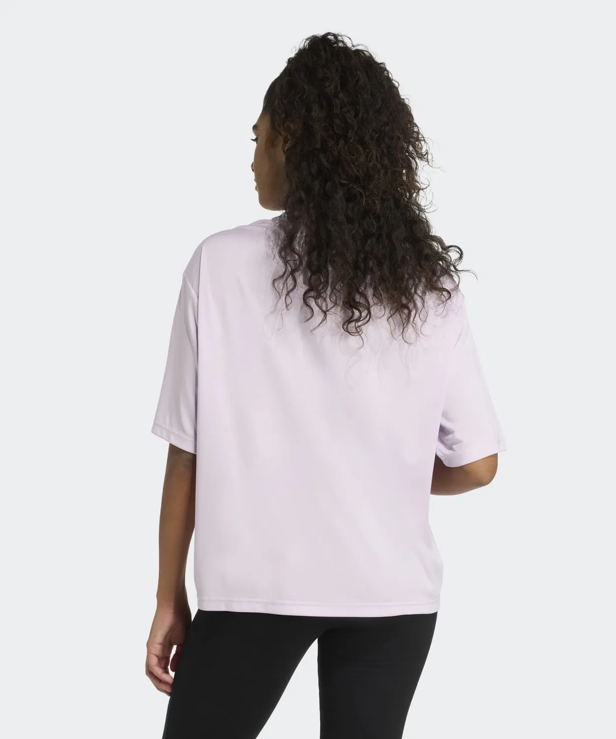 Женская футболка оверсайз с графическим принтом Soft Side Graphic T-Shirt Adidas, Pink — фото 2