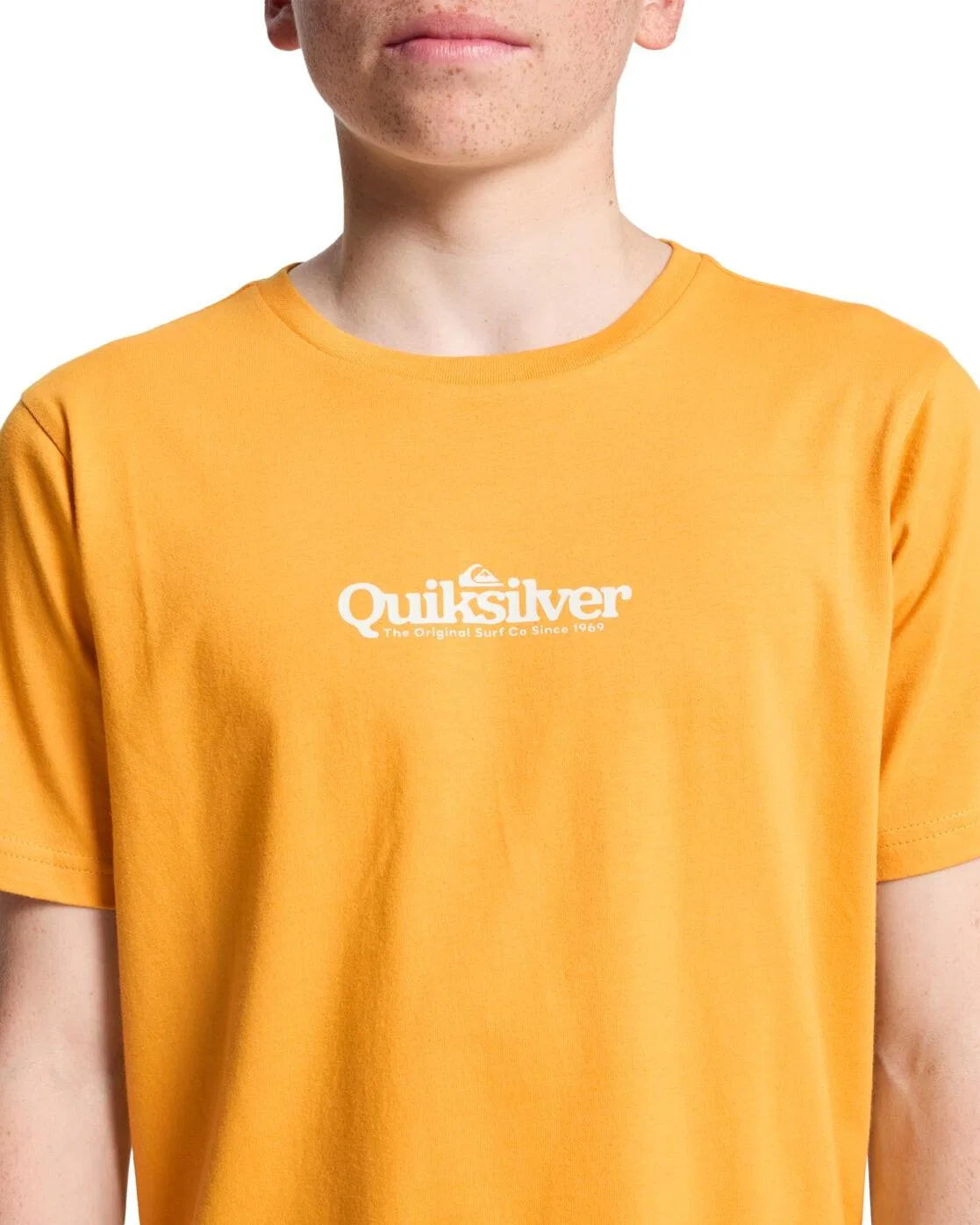 Детская футболка с принтом FINELINE Quiksilver, Sonnengelb — фото 4