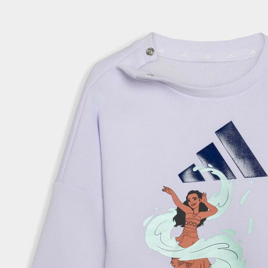 Детский спортивный костюм с принтом Disney Mor adidas, Фиолетовый — фото 3