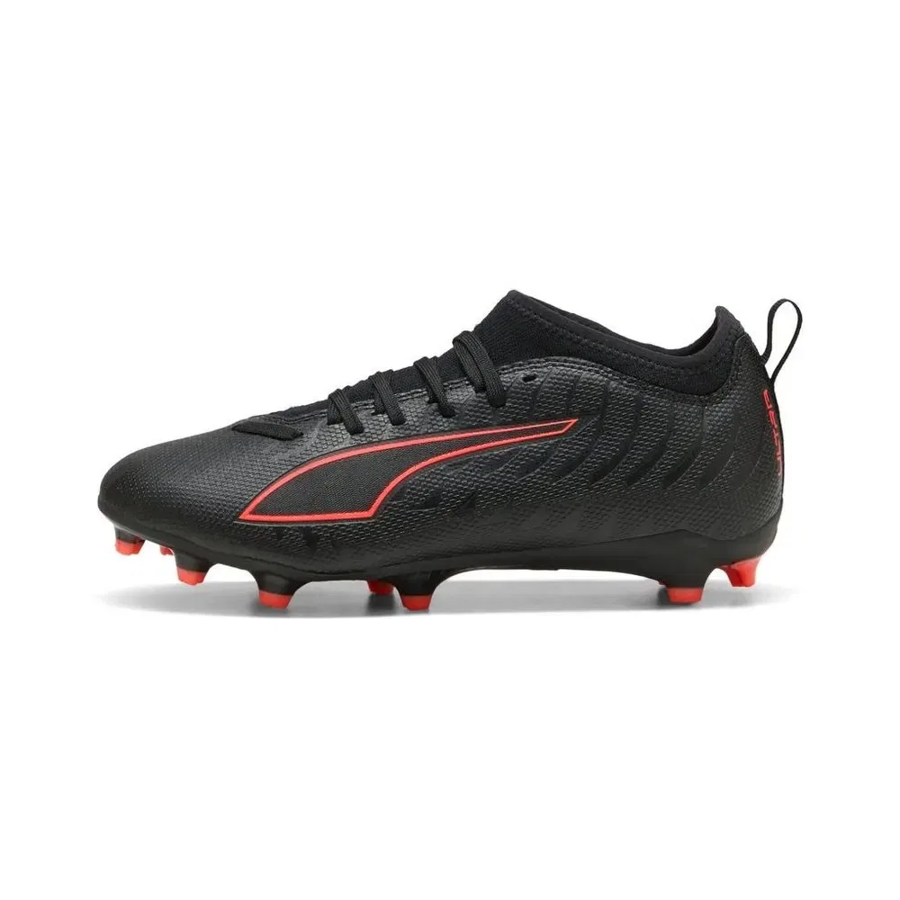 Футбольные бутсы детские Ultra 6 Match FG-AG JR Puma, черный — фото 3