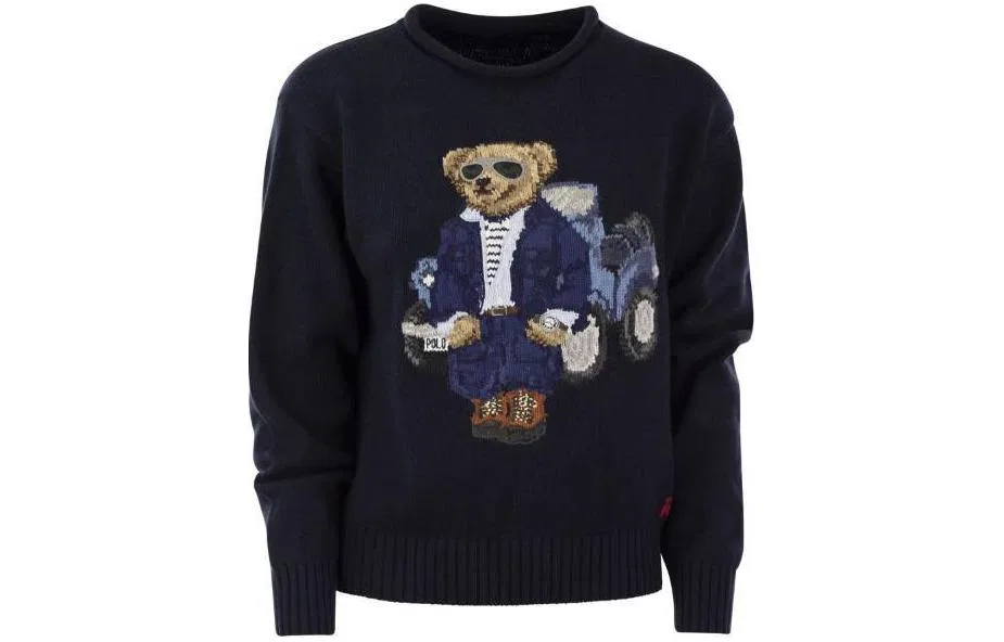 Женский свитер с круглым вырезом Polo Ralph Lauren, Blue