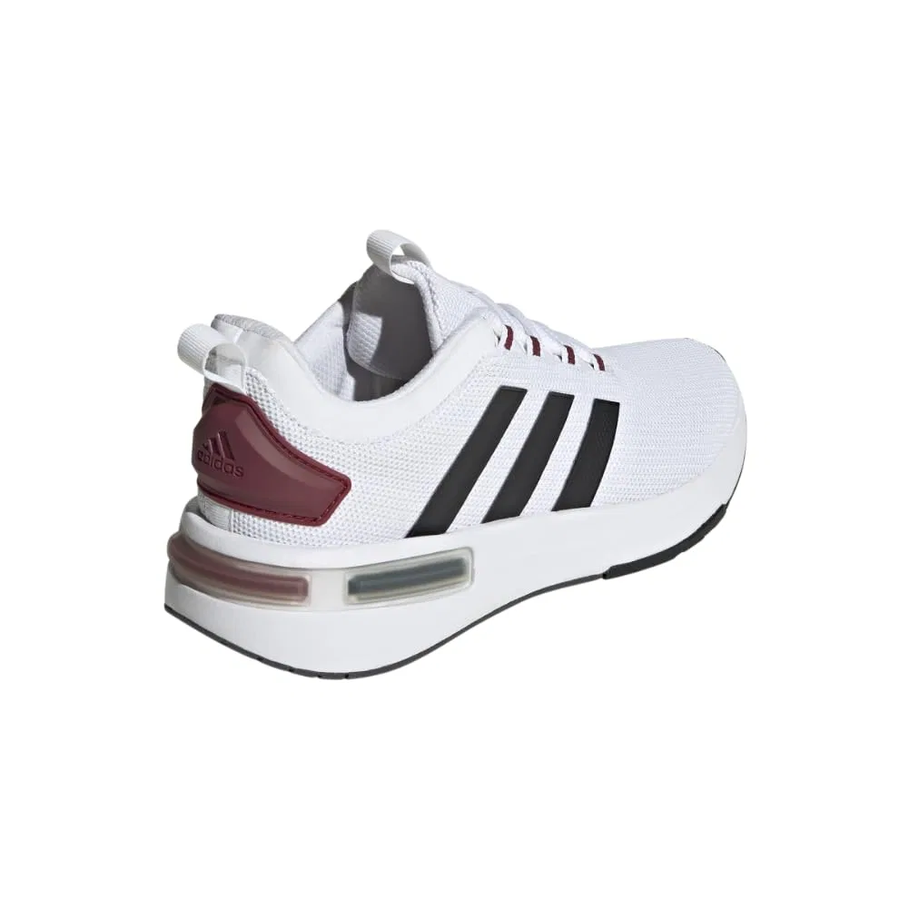 Детские кроссовки на шнурках Racer Tr23 Shoes Adidas, Ftwr White Core Black Shadow Red — фото 3