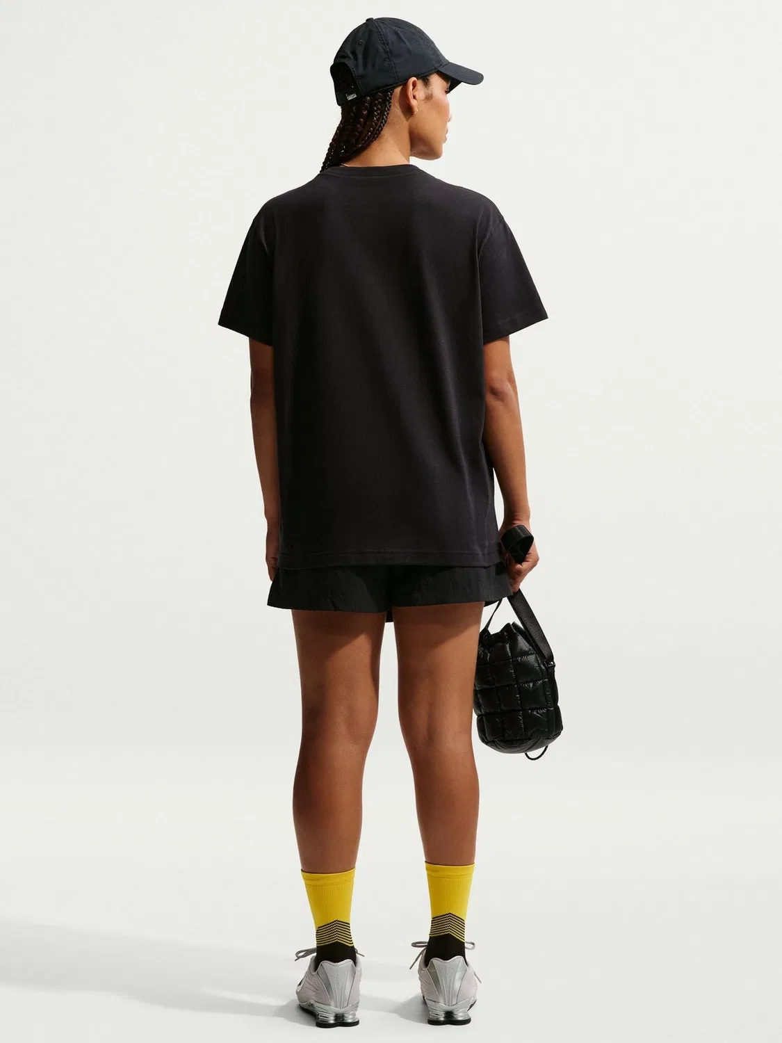 Футболка оверсайз Nike Black Logo Graphic, черный — фото 2