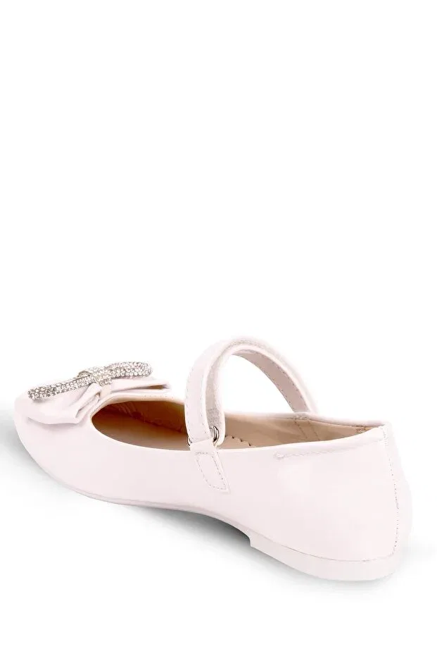 Детские ортопедические балетки для девочек Kaptan Junior, White — фото 4