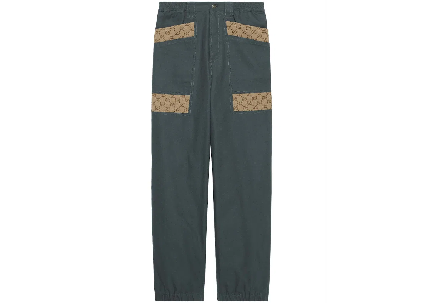 Мужские джинсы с монограммой Gucci, Ash Grey