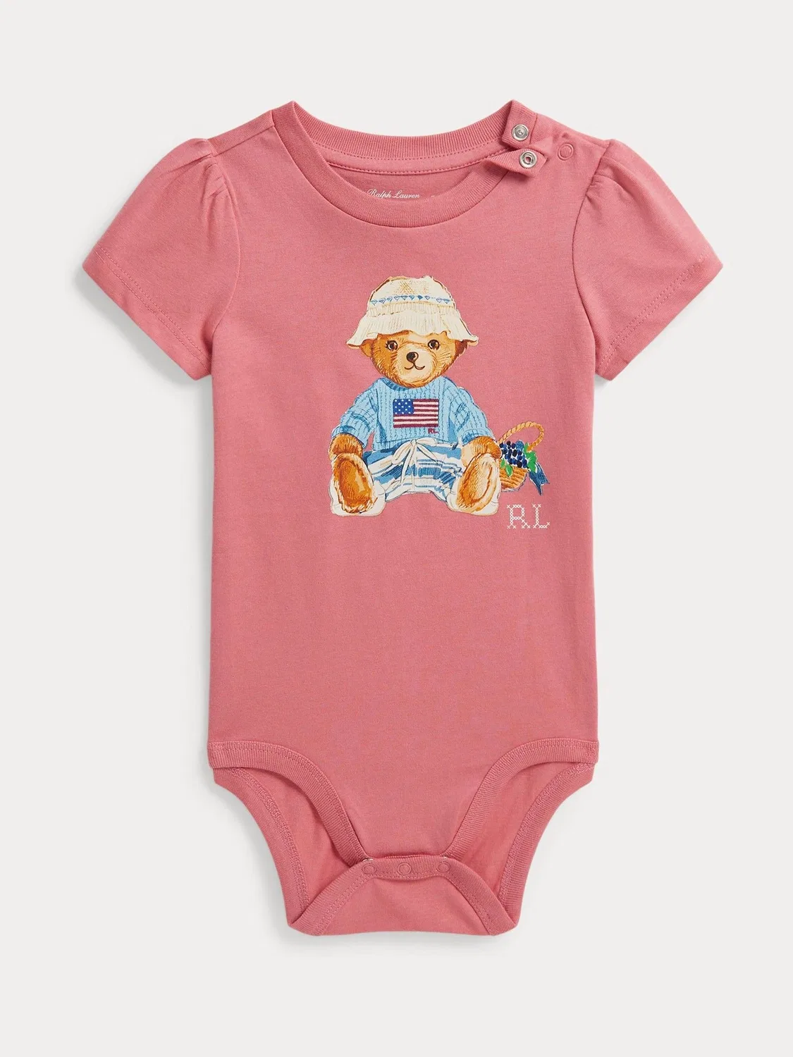 Боди Polo Bear Polo Ralph Lauren, розовый