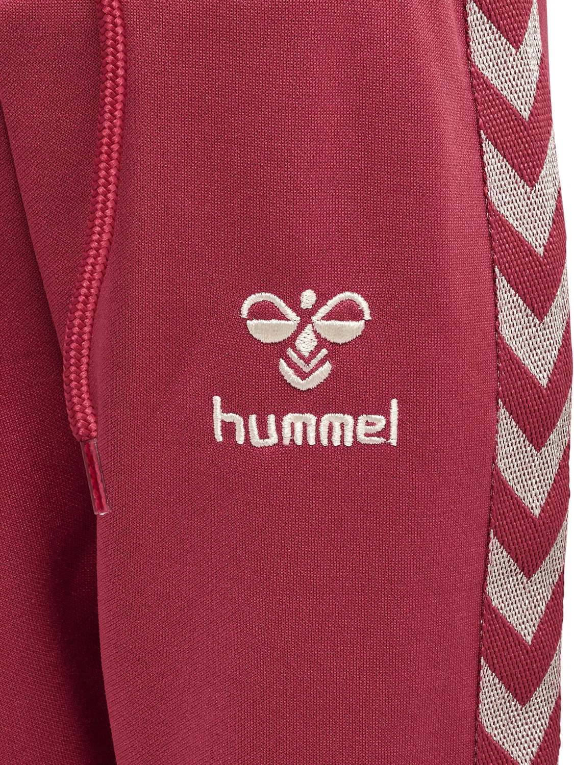 Детские спортивные штаны с регулируемой талией Hmlolek Hummel, Rot Zinnoberrot — фото 3