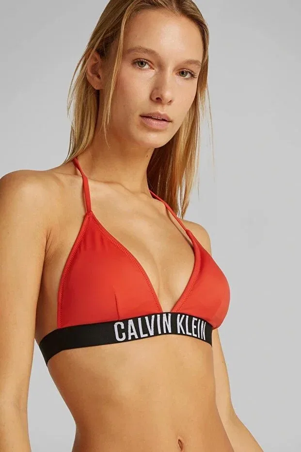 Женское бюстье с принтом Calvin Klein, Red — фото 4