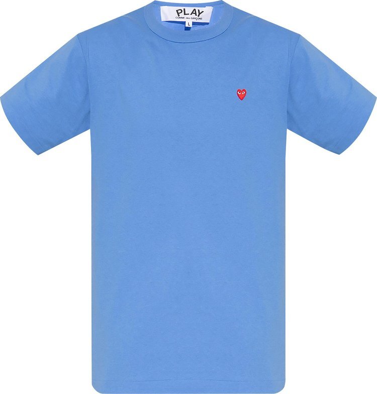 

Футболка Comme des Garçons PLAY Small Heart T-Shirt 'Blue', синий